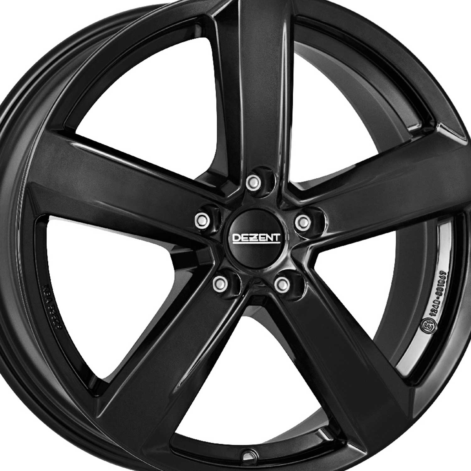 DEZENT Felni TU black 6.5x17 ET43 5x112 17 Coll